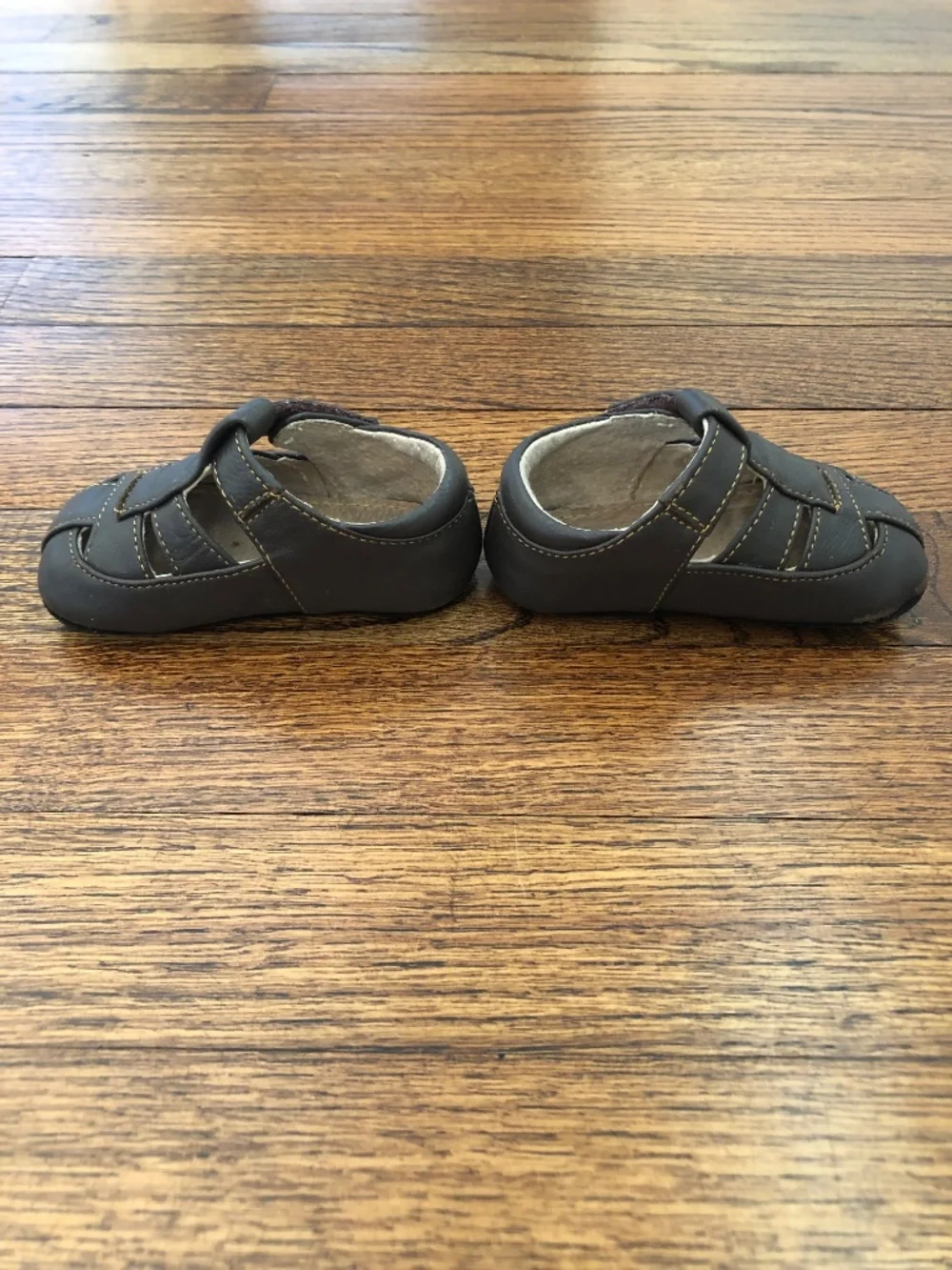 See Kai Run Patrick Fisherman Sandal, Brown, Size 6-9 months
